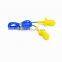 2015 Wholesale Ce ANSI standard industrial safety hearing protection silicone earplugs with cord