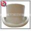 white victorian top hat
