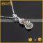 Violine tourmaline pendant fashionable necklace saudi gold plated jewellery 925 sterling silver manufacturer