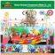 Amusement park outdoor kids games ride musical disco tagada ride for sale