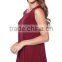 Womens Loose Fit Flowy Stretch Knit Crewneck Tank Tunic Dress (S-3X)
