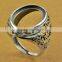 16*22.6mm 925 Sterling Silver Antiqued Silver Vintage Style Oval Bezel Carve Patterns Ring Base Blank DIY Findings 1223070
