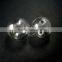 20mm round glass beads bottles with 2mm open mouth transparent DIY glass pendant charm findings supplies 3070050