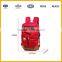 School Bag Good Quality Waterproof 600D Polyester Brick Red Plain Backpack