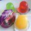 Plastic Strewberry / Orange / Grape / Apple / Lychee Fruit Flavor Jelly Cup