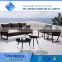 2016 wholesale outdoor rattan furniture, white color cpolyethylene wicker rattan garden furniture(PCA001)