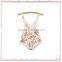 Kapu fashion style bubble romper lace romper new design for beautiful newborn girl