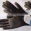 Nylon Sandy Nitrile coating gloves Anti-oil glove for oil industrial use