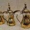 brass antique dallah , silver plated brass dallah , nickle plated dallah