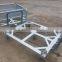 New design metal pallet aluminum pallet with wheel