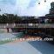 Kids Riding Tourist trackless Train, Plaza train, diesel road train