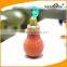 500ml PET plastic light bulb cups /lightbulb shaped boba tea cup BPA free