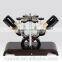 Multi-tier Free-standing Wooden Wine Bottle Holder
