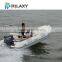 Rialxy 4.8m 16ft PVC or Hypalon Fabric Semi-rigid Inflatable Boat