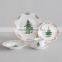 porcelain dinnerware set with gold line and decal,Christmas dinnerware set with gold lines,ceramic dinnerware set with gold line