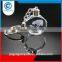 3D Laser Engraved Brown Bear Octagonal Crystal Led Key chains Photo Led Crystal Key chain