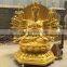 Bronze sculpture thousand hand buddha kuan yin statue