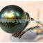green seawater pearl ring