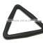Plastic Triangle Loop, 2" Triangle Ring Black, Plastic Triangle Loop Belt Webbing Buckle For Bag Accessories