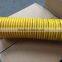 with 10 years experience free to flex 10*6.5 yellow PU sprial air tube for various industry with quick coupler