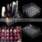Clear Acrylic 24 Lipstick Holder Display Stand Cosmetic Organizer Makeup Case