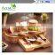 Manufacturers selling 100% Slide Out Bamboo Cheese Board and 4 Piece Knife Set