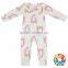 Adult Custom Printed One Piece Jumpsuit Knitted Printing Design Newborn Baby Jumpsuit