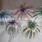 different designs of palmtree party food decoration picks