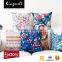 Customized digital printed outdoor cushion fashion floral cushion