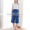 latest design high waist lady fashion classic blue jeans pants
