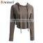 manufacturer clothing custom slim CVC women hoodies