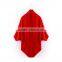 Chinese red european style winter oversize knitted poncho cape shawl