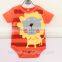 Animal short sleeves baby romper