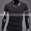 wholesale fashion casual V neck men tshirt made in china