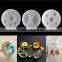 Cheap Wholesale Oval Drop White 8.7cm Silicone Resin Mold