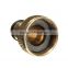 3/4 Solid Brass Threaded Tap Garden Hose Connect Adaptor Tap Snap Fitting Pipe