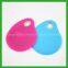 Contoured Shape Bowl Silicone Scraper Spatula, Pastry Scraper/Heat Resistance Silicone Baking Scraper/ Silicone Cake Scraper