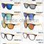 Custom High Quality Bamboo Sunglasses PC Frame AC Smoke Lenses Sunglasses DLR6013