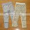 HOT sale sequins cotton material baby girl pants