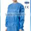 Eco-friendly yellow lab coat, disposable lab coat, surgical gown