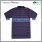 T184-092-1505BS Men Polo Shirt Short Sleeve Custom Striped Polo Shirt