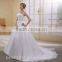 A-Line Strapless Long Trailing With Beaded Sash wedding dress AS01202