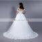 HMY-E283 Simple A-Line Appliqued Lace Fishbone Sexy Charming Lace Spaghetti Strap Wedding Dress 2016