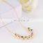Women Choker Necklace Silver Jewelry 9 Rhinestone Crystal Necklace FemaleChain Necklace