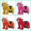 HI CE standard sit on animals battery operated plush animals ride for mall