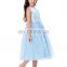 Grace Karin Cheap Sleeveless Ankle-Length Sky Blue Flower Girl Dress Patterns 2~12 Years CL008939-3