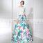 Custom Made Two Piece Prom Dress Floral Prom Dress Long Sleeve Prom Dresses LX379