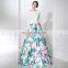 Custom Made Two Piece Prom Dress Floral Prom Dress Long Sleeve Prom Dresses LX379