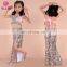 Tribal egyptian style performance children kids belly dance costume suit with bra and skirt ET-077