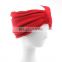 Hot selling acrylic knitted turban headwrap for women with bowknot design hair band accessories